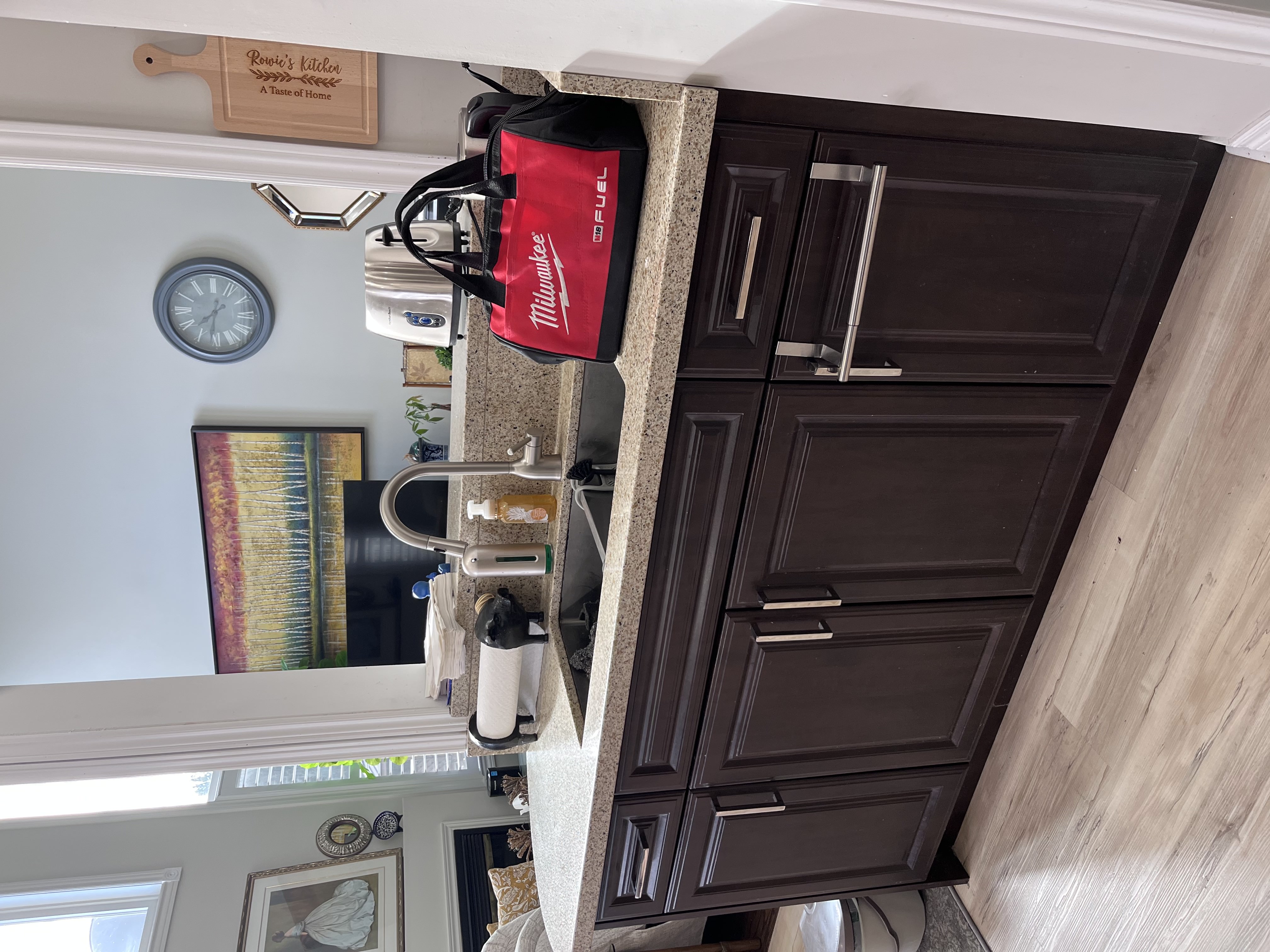 BEFORE: Kitchen Cabinets Prior to Resurfacing