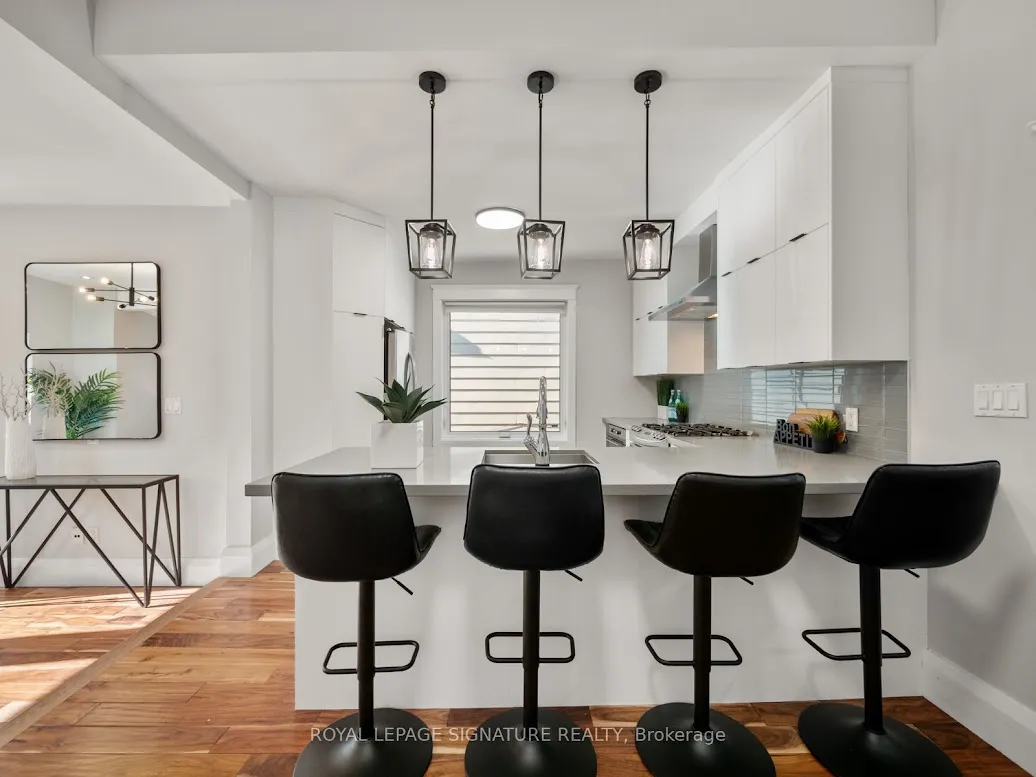 AFTER: Kitchen Island Resurfaced in Matte White