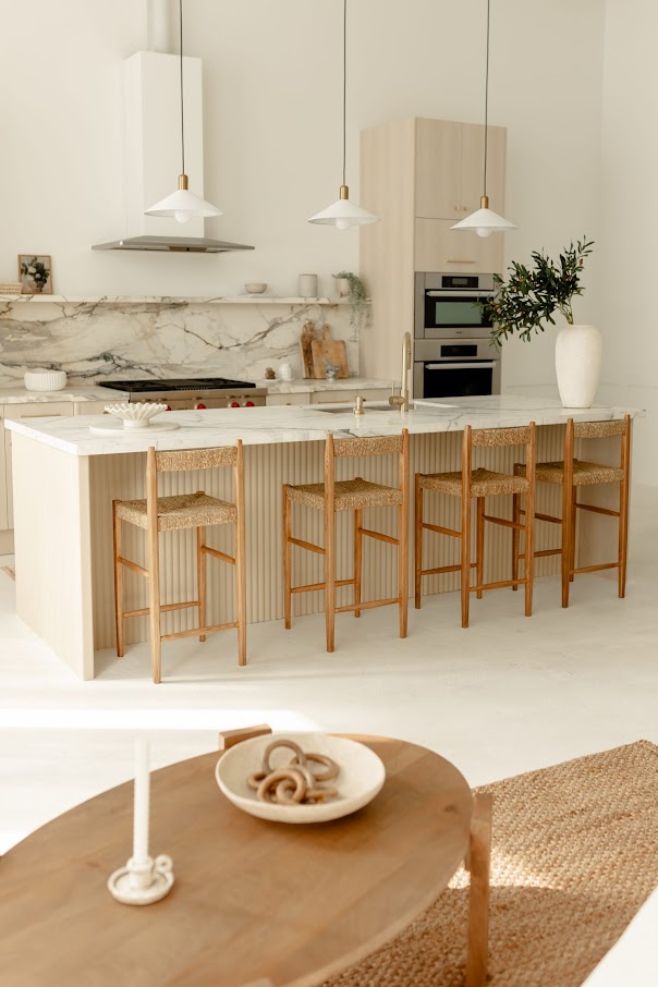 AFTER: Studio Kitchen Resurfaced in Textured Wood