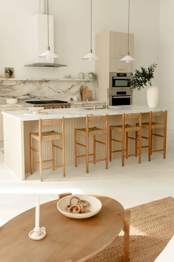 AFTER: Studio Kitchen Resurfaced in Textured Wood