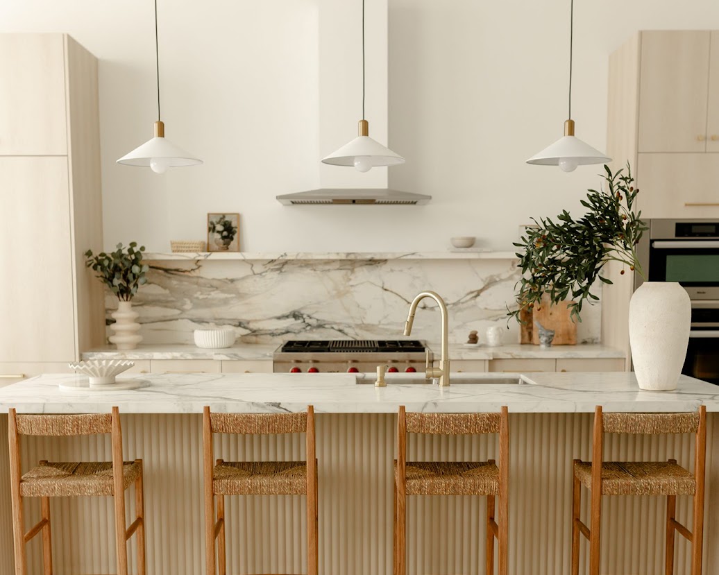 AFTER: Studio Kitchen Resurfaced in Textured Wood