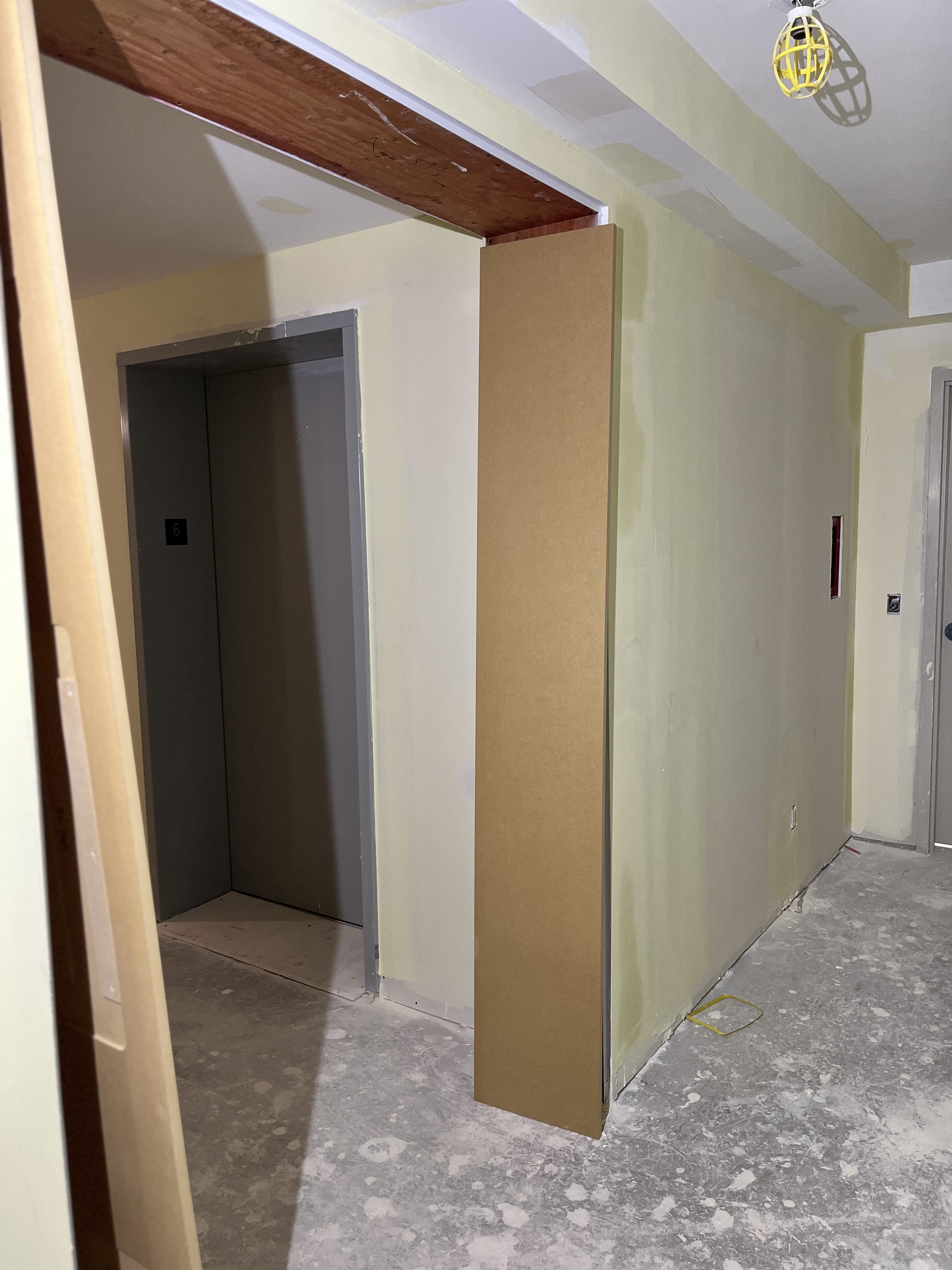 BEFORE: Preconstruction Condo Panels to be Resurfaced