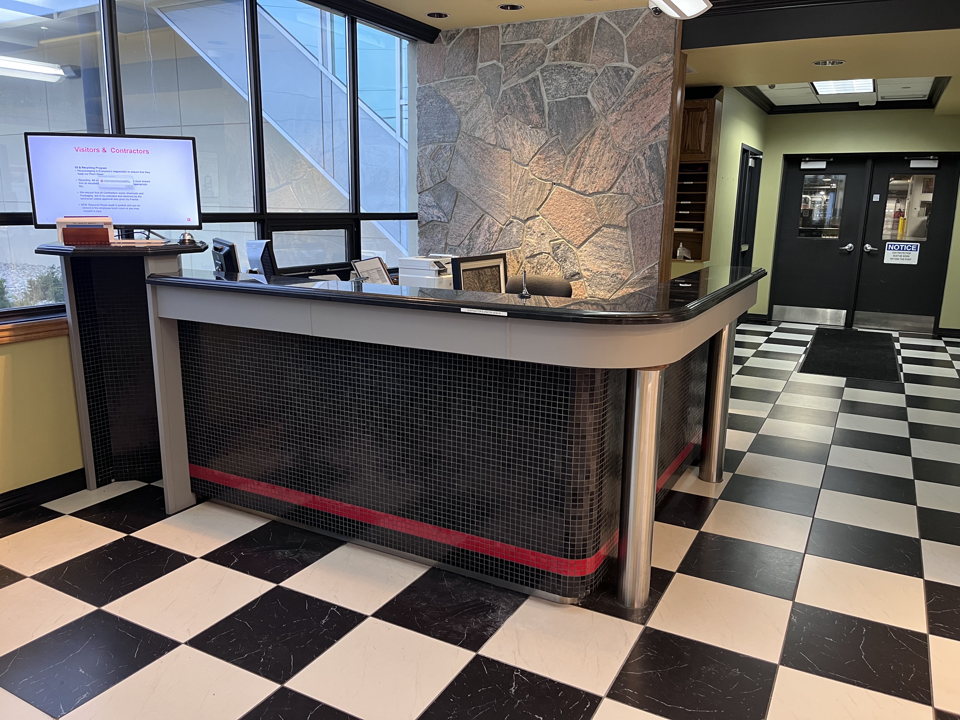AFTER: Office Reception Desk Resurfaced